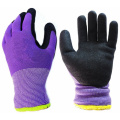 Guantes revestidos del invierno del guante revestido del nitrilo de Sandy del aceite de la prueba de agua para la industria automotriz